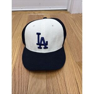 New Era Los Angeles Dodgers Thermal Front 59FIFTY Fitted Hat Cap 7 1/2 Blue MLB